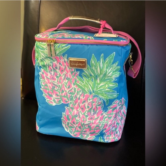 Lilly Pulitzer Other - NEW wine carrier insulated beach cooler bag shoulder tote travel Lilly Pulitzer